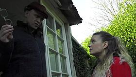 I-I watch the cutie suck that elder cock