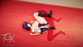 Anime Hentai Game Gaming Hinata Hyuga Netorare Fucks With Lots Of Sex In Various Positions And Blowjob Naruto