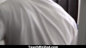 Why does the stepson want his phone back? Because the jealous stepdad sucks his big cock bareback.