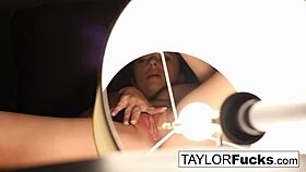 Taylor Vixens Hotel Room Masturbation with Big Tits and Pussy