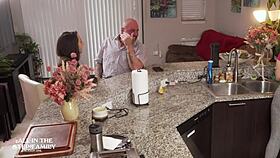 Tiny Freya Visits Stepdad