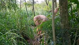 Is This Mature Farm Worker Fucking The Bricklayer's Assistant In The Bush?