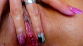 Squirt open pussy big ass shaved pov fucking with squirting sex