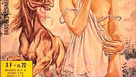 Vintage Erotic Drawings Contrast Antique Comic Anime Hentai.