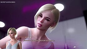 in apocalust 15, the stepsis with big tits gets cum on her tight pussy from a huge cock in this 3d hentai game