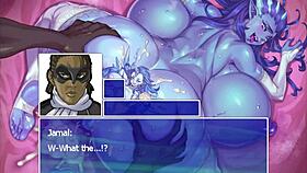 Jamal Laquari Plays Legend Of Queen Opala With Big Black Cock