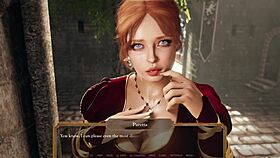 I Fuck The Queen While Hot Warrior Fingers Herself In Huge Cartoon Hentai Scene