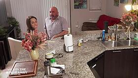 Tiny Freya Visits Stepdad