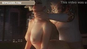 Perfect Blonde Anime Pussy Gets Fucked With Big Tits