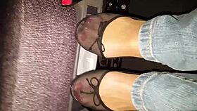 Intimate webcam session with Italian milf on Skype.