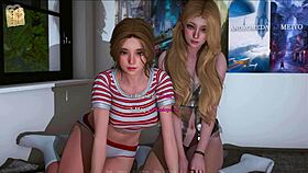 eternum 174 features a curvy anime babe in sexy outfit showing off her big tits in 3d hentai game