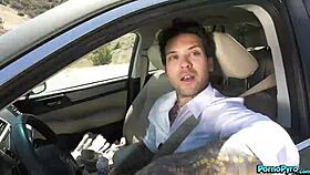 Cute skinny Jada Doll slams hot stranger hard!