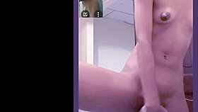 i was masturbating with a skinny model and she squirted in the shower