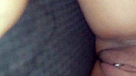 Hey, check this! Hot Latina with big shaved ass rides interracial cock after a street pickup!