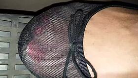 Intimate webcam session with Italian milf on Skype.