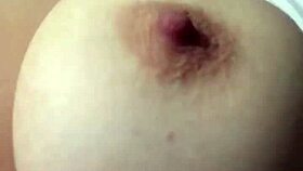 Her big tits bounce wildly as she's fucked in the ass.