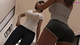 hey, complete gameplay of lust theory episode 3 part 4 with outdoor blowjobs