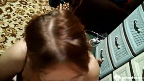 i watch my brunette stepdaughter suck like a pro