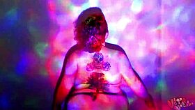 bbw goddess worship dance and oil with plump redhead