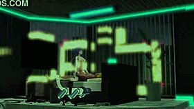 Yuuka-san cowgirl riding with big tits and squirting.