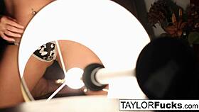 Taylor Vixens Hotel Room Masturbation with Big Tits and Pussy