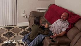 Tiny Freya Visits Stepdad