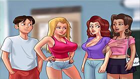 Summer time saga uncensored part 35 featuring anime dating scenes