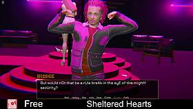 Sheltered hearts in this erotic 3d anime dating game hentai adventure