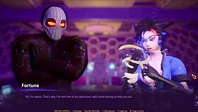 Hot robot slut sucks cock in subverse episode 1