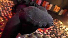 What do you think of these legs in black opaque pantyhose?