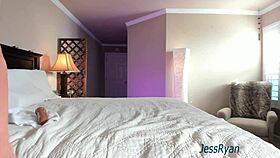 sloppy wet blowjob with jess ryan, gagging on cock