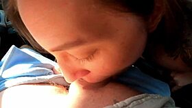 She Had Nothing to Pay the Taxi Driver With, So She Paid With DEEPTHROAT!