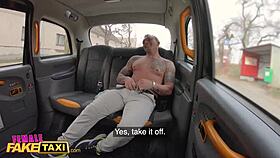 Female Fake Taxi Lady Gang GRABS Big Italian COCK for Doggy Style CREAMPIE