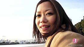 Asian Slut Bent Over Begs for Cock While Fingering and Riding in Japanese Scene