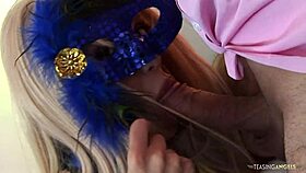 Amazing hottie makes horny guy cum in mouth