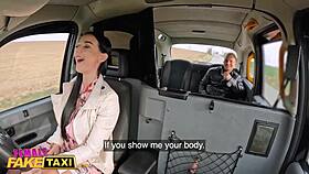 Female Fake Taxi Lady Gang GRABS Big Italian COCK for Doggy Style CREAMPIE