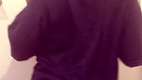 naej ae does a sexy striptease then squirts