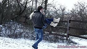 european girlfriend bounces on lovers cock in cowgirl ride