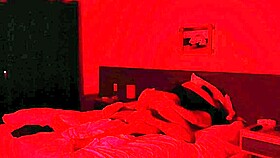 watching horror movie and giving blowjob to him!