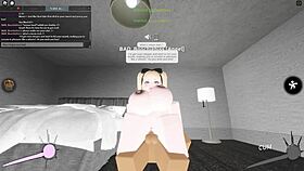 Blonde rides monster cock in doggystyle and missionary.