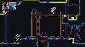 In flip witch pixel, the cute goblin girl chooses the pornstar path with huge boobs and banging