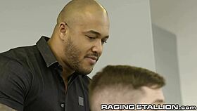 Two hunks suck huge bbc for boss!