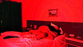 watching horror movie and giving blowjob to him!