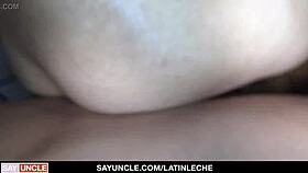 Latinleche - Horny Latino Boy Sucks Big Dick