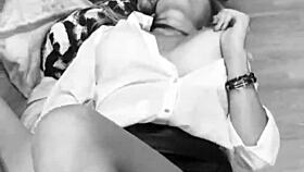 hot secretary waits for your blowjob instructions