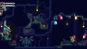 In flip witch pixel, the cute goblin girl chooses the pornstar path with huge boobs and banging