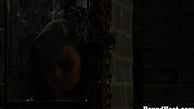 Betrayed Slave Gets Big Tit Massage in Bath!