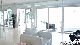 does wicked beauty adore licking balls sucking cock in pov?