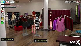 touching breasts in store feels amazing