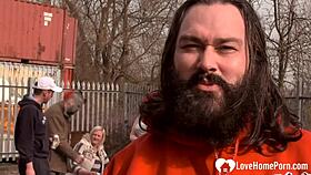 What’s hotter than a mature brunette MILF pleasing a lucky stud outdoors in a hardcore public sex tape?